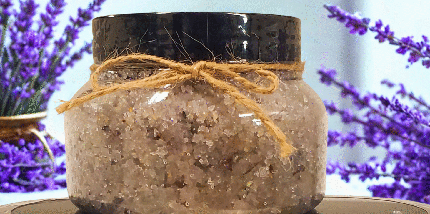 Lavender and Lemon Sugar Scrub